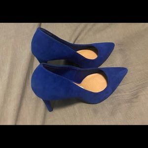 Royal blue heels